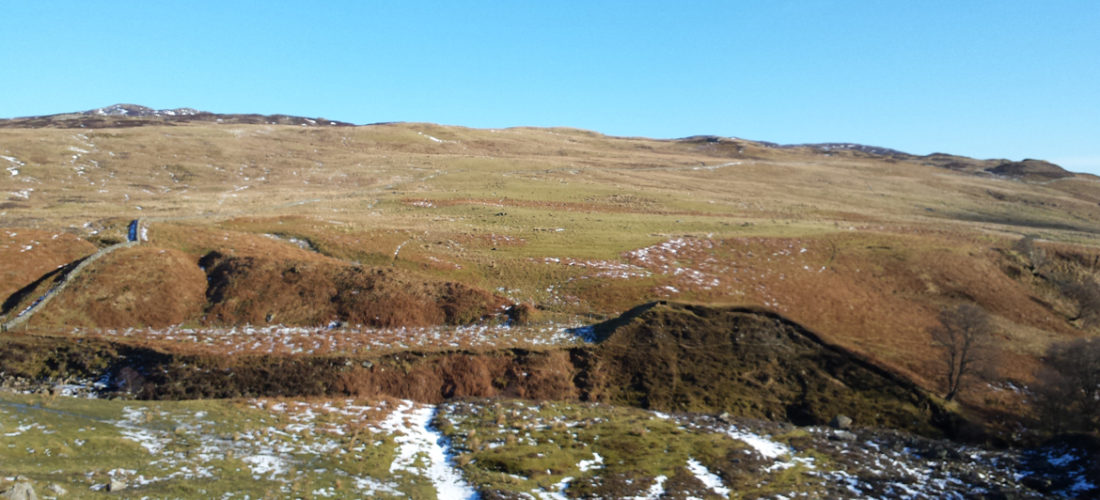 St Fillans rocky countryside